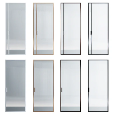 Glass door pocket and swing system — Ver 3