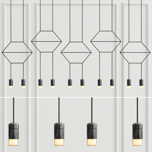 Vibia Wireflow Lineal Pendant Light 0331 — Download