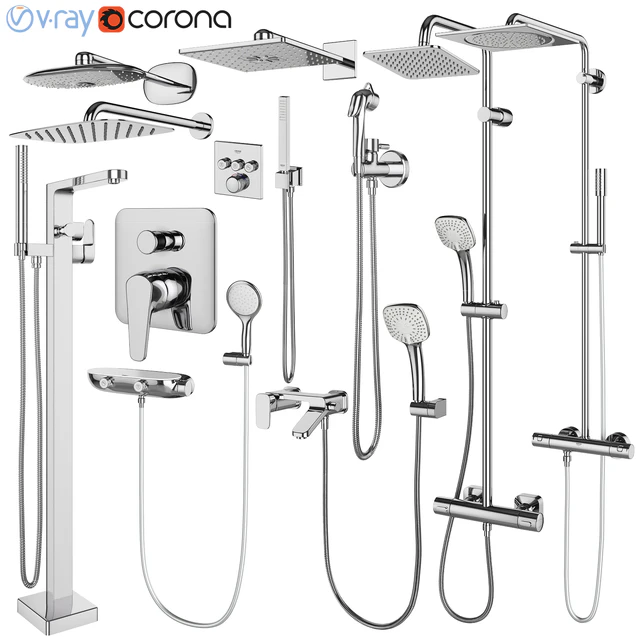 Смесители и душевые системы Grohe and IDEAL standard set 146 — Скачать