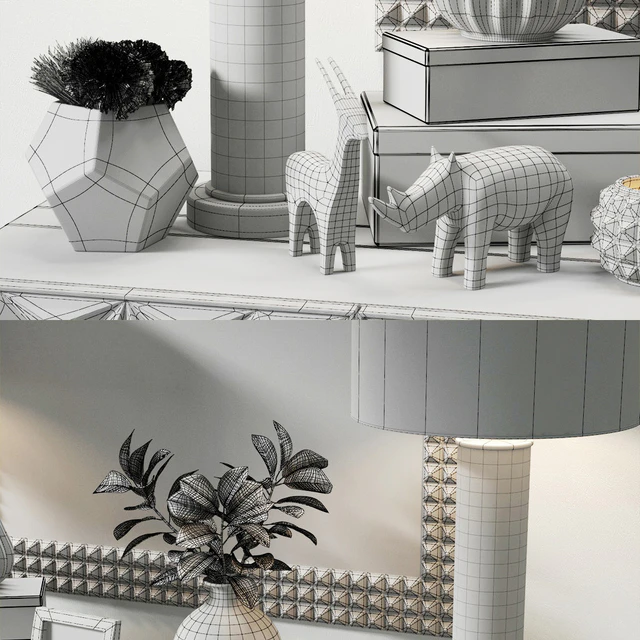 Sideboard Decorative Set 01 — Скачать