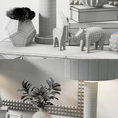 Sideboard Decorative Set 01 — Вид 3