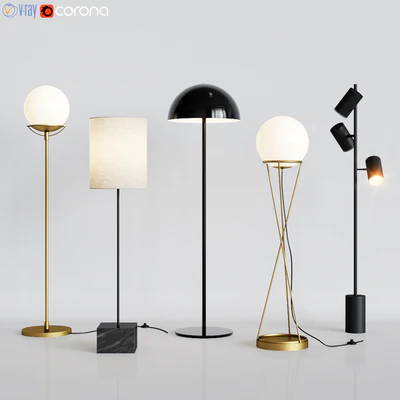 CB2 - 5 Floor Lamps Set 2 — Вид 1