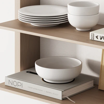 162 kitchen decor set accessories 05 dishes and books 01 — Вид 5