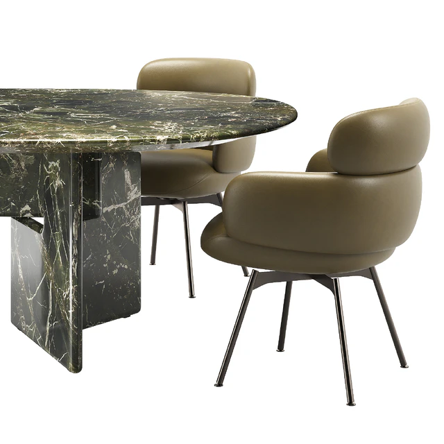 Vivienne Chair & Nico Table 02 by Minotti — Descargar