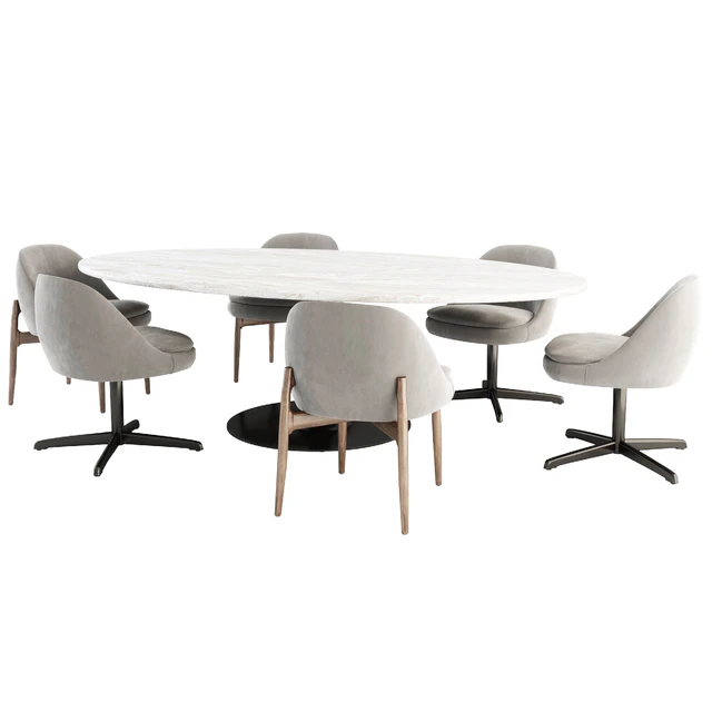 Olivier Dining Table and Sendai Chair — Descargar