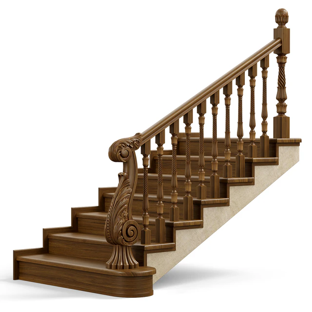 Wooden stairs 004 — Descargar