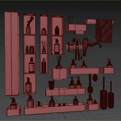Bathroom Accessories 034-Tezza set — Вид 5