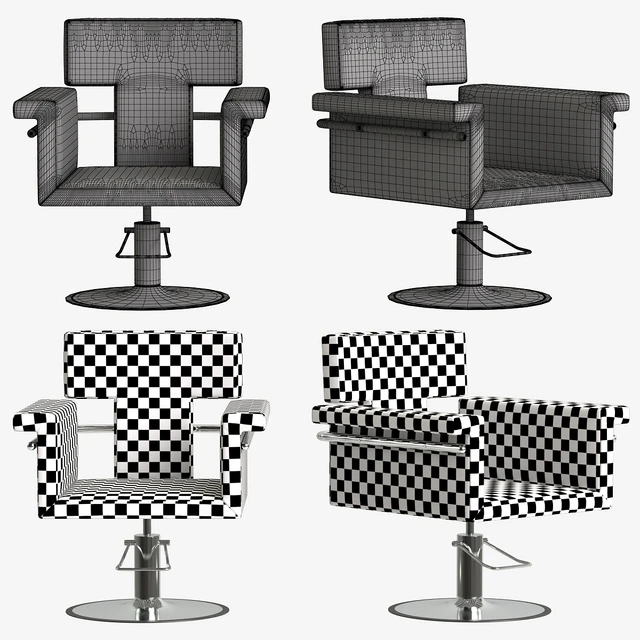 Nicole chair (Nicole hairdresser's armchair) — Descargar