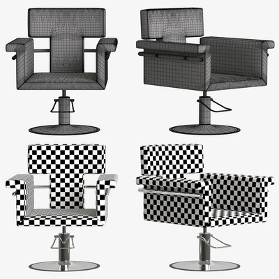 Nicole chair (Nicole hairdresser's armchair) — Ver 3