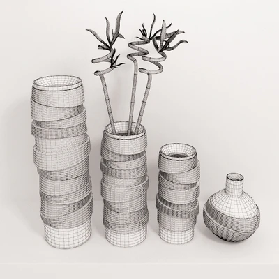 Vases and bamboo set — Вид 3