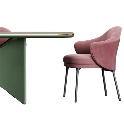 Minotti angie dining Chair Turri Blues Table — Ver 7