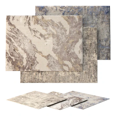 Set of 6 NOURISON Rustic and Silky carpets — View 1