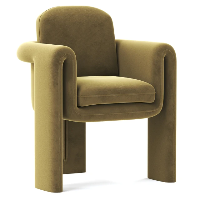 Floria Velvet Chair — Descargar