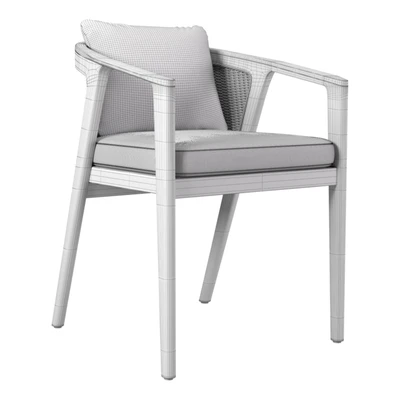 Malta Teak Dining Armchair — Ver 5