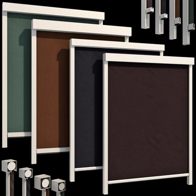 Рулонные шторы жалюзи / Roller blinds set — Вид 1