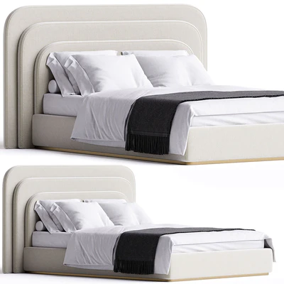 Art Deco Headboard Voyage Royal Bed Italy — Ver 1