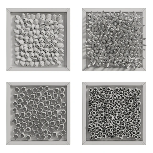 Coral Reef Wall Decoration in frames 2 — Скачать