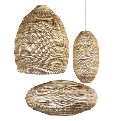 Aliexpress rattan chandelier set — Вид 1
