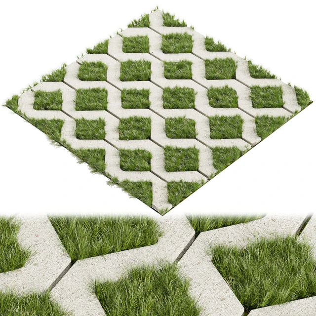 Collection plant vol 398 - grass - concrete - tileable — Скачать