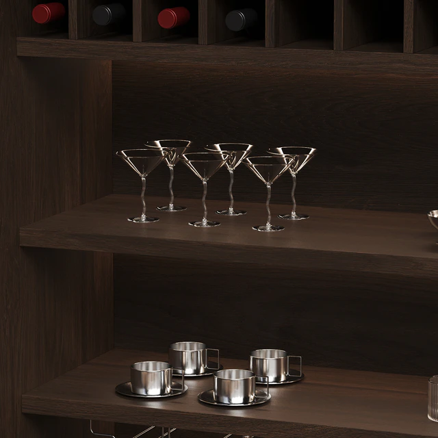 Hidden Cabinet Coffee Bar Station — Descargar