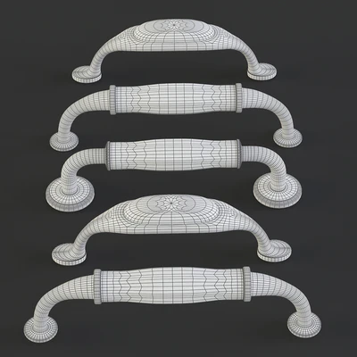 KITCHEN CUPBOARD CABINET DOOR HANDLES & KNOBS set 3 — Ver 2
