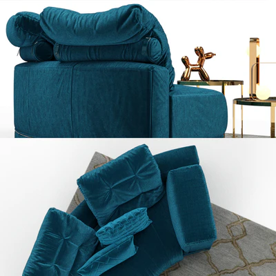 Andrew Sofa by Fendi (Section A) — Вид 3