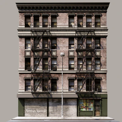 Brooklyn fasad NY — Ver 1