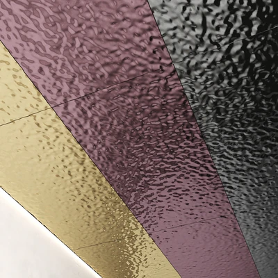 Decorative steel sheets with water ripples 01 — Ver 4