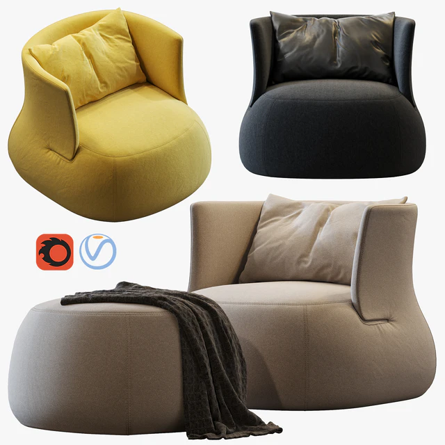 Fat-sofa armchair by B&b Italia — Descargar