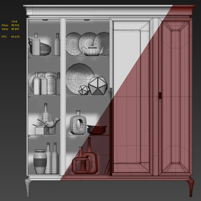 Bookcase / Showcase Dilan. AR Arredamenti — Descargar