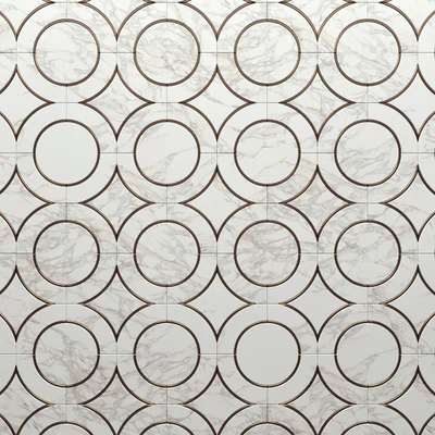 Highland Alpenglow Deux Marble TileBar Tile — Ver 3