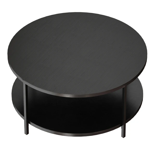Круглый Журнальный столик Echelon Round Coffee Table (Crate and Barrel) — Скачать