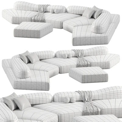 Edra On The Rocks Sectional Sofa — Ver 5