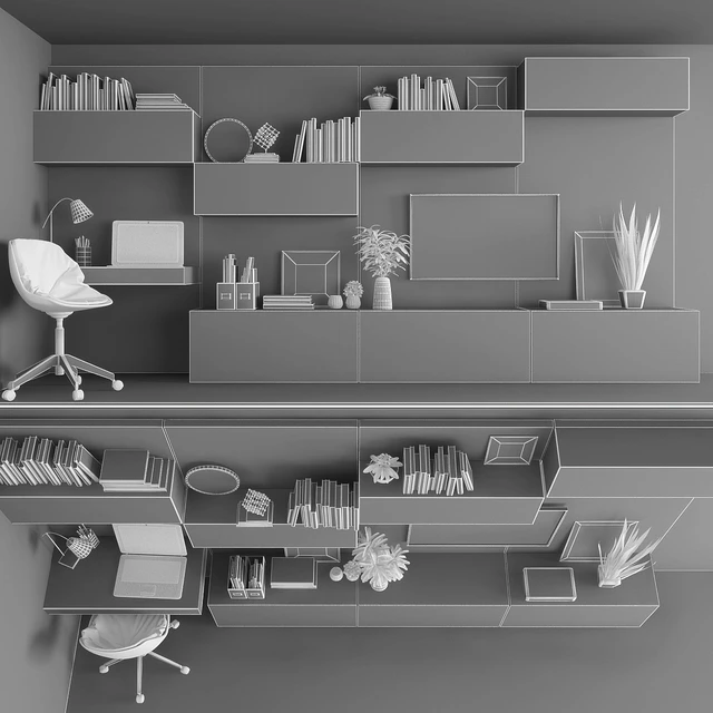 TV stand set 048 — Скачать