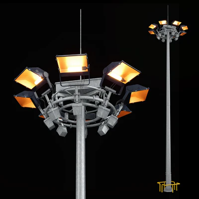 Mast with mobile crown + Spotlight Jupiter — Ver 1