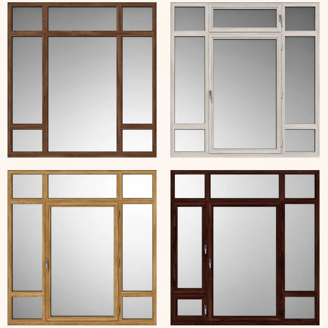 Swing stained-glass wooden windows — Descargar