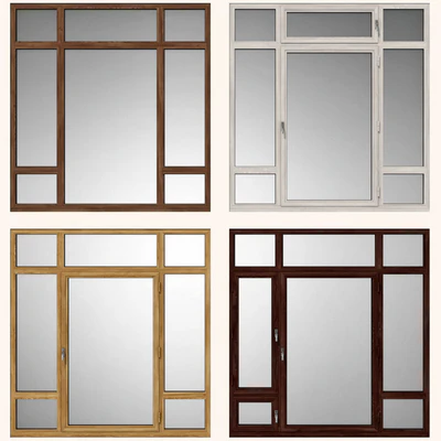Swing stained-glass wooden windows — Ver 5