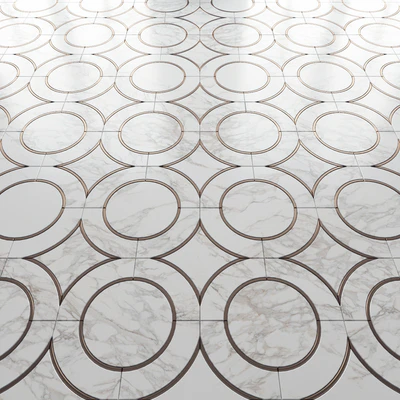 Highland Alpenglow Deux Marble TileBar Tile — Ver 4