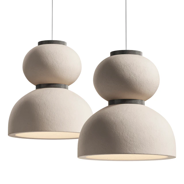 Japandi Lantern Shaped Pendant Light — Descargar