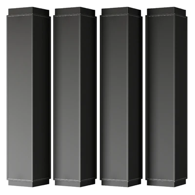 Metal columns with perforation No. 2 — Ver 2
