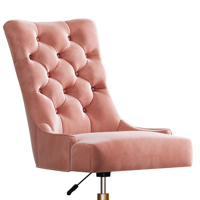 Rh Martine adjustable  velvet desk Chair — Вид 4