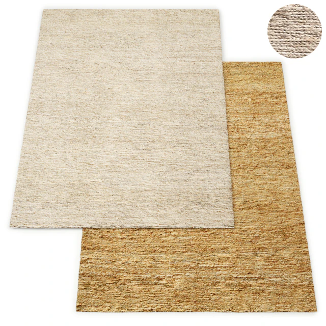 Wabi-Sabi Hand-Braided Jute Rug RH Collection — Descargar