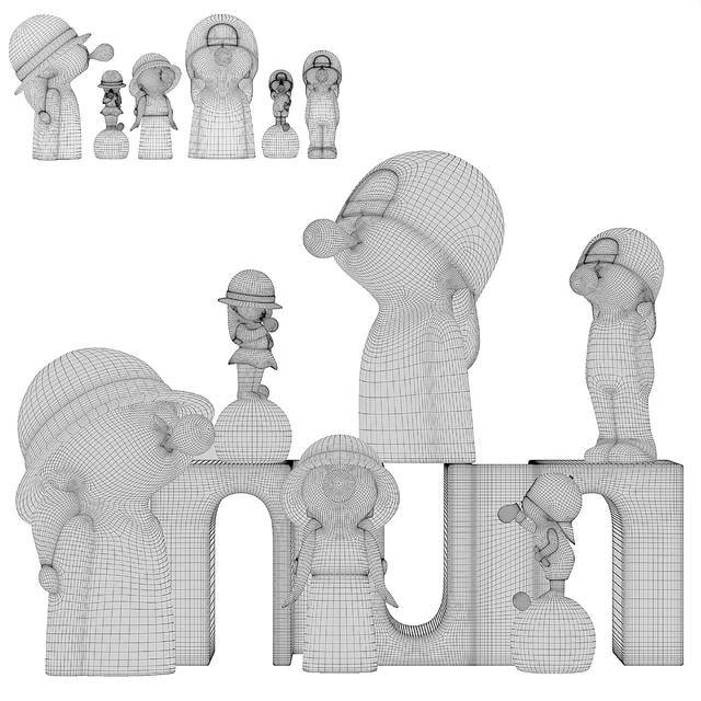 Bubble Blowing Figurine Statue Ⅱ — Descargar