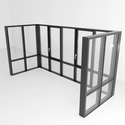 Панорамное остекление. Витраж. 100 — Вид 3