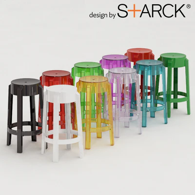 Barstool PHILIPPE STARCK - Ghost — Ver 2