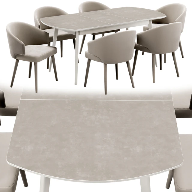 Alisia dining chair and Atlas table — Descargar