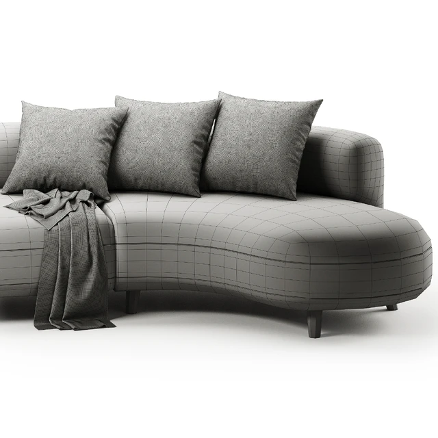 Polyester corner sofa — Descargar