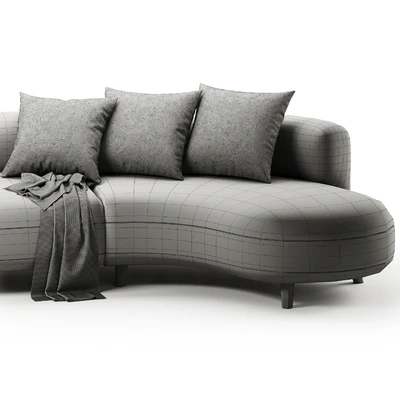 Polyester corner sofa — Ver 3