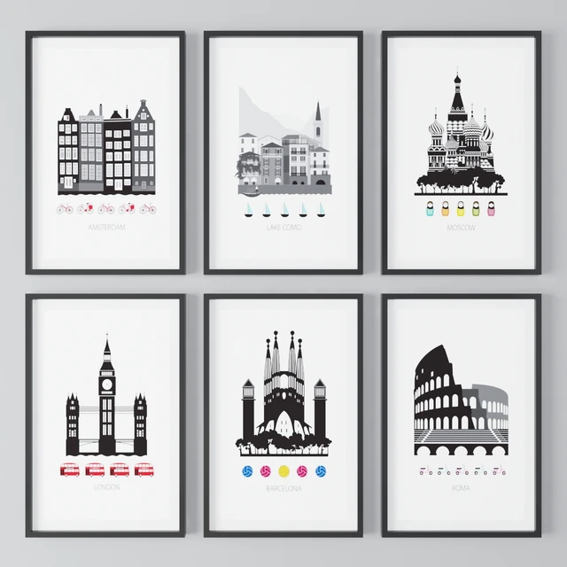 City theme paintings 2 — Скачать