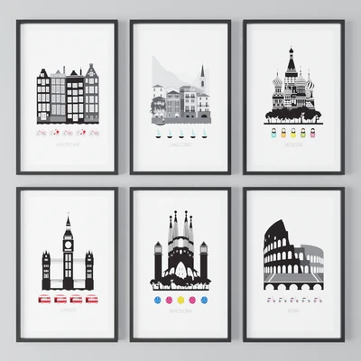 City theme paintings 2 — Вид 2
